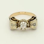Ring - 18 karaat Geel goud Diamant (Natuurlijk), Nieuw