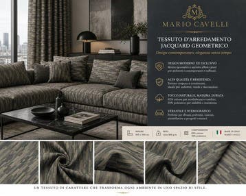 Elegante Tessuto Italiano Contemporaneo Effetto Pixel