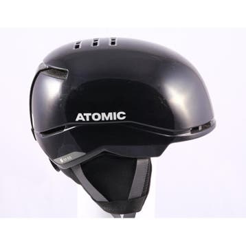 51 52 53 54 55 skihelm/snowboardhelm ATOMIC FOUR JR, black/g, Verzenden, Gebruikt, Atomic
