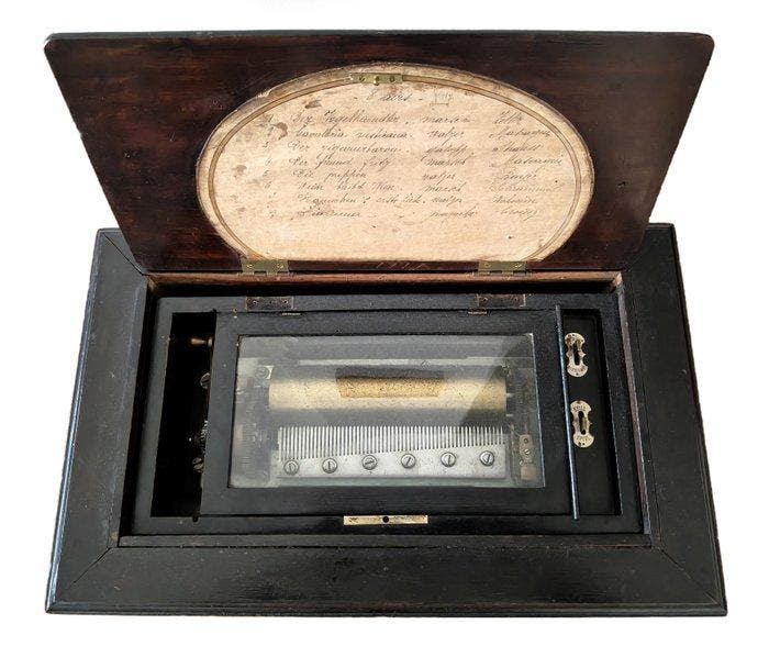 Cilindermuziekdoos - Zwitserland - 1850-1900, Antiek en Kunst, Antiek | Klokken