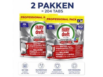 Veiling - Dreft Platinum Plus All in One 204 capsules, Huis en Inrichting, Schoonmaakartikelen