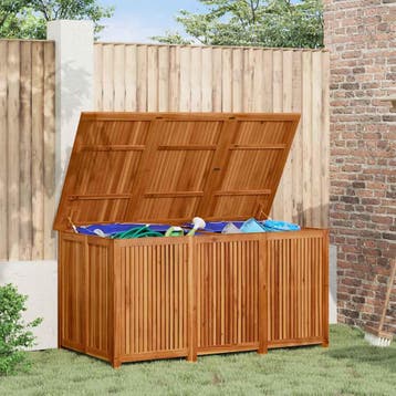 vidaXL Tuinbox 150x80x75 cm massief acaciahout, Verzenden, Nieuw