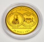 Salomonseilanden. 10 Dollars 2018 Gold Ducat Sweden 1/100oz, Postzegels en Munten, Munten | Europa | Niet-Euromunten