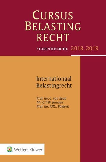 Studenteneditie Cursus Belastingrecht Internationaal, Verzenden, Gelezen