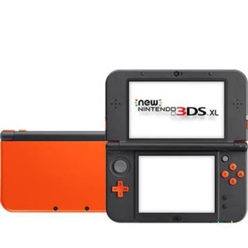 New Nintendo 3DS XL Oranje/Zwart (Nette Staat), Spelcomputers en Games, Ophalen of Verzenden, Zo goed als nieuw