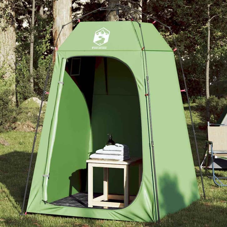 vidaXL Privacytent snelsluiting waterdicht groen, Caravans en Kamperen, Tenten, Nieuw, tot en met 2, Verzenden
