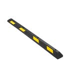 Rubberen varkensrug – wielstop - Geel & Zwart - Rubber -, Verzenden