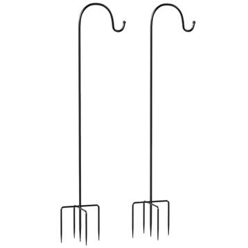 Schaapherdershaken 160cm, 2 Stuks Herdershaken Met 5 Zinken, Verzenden, Nieuw