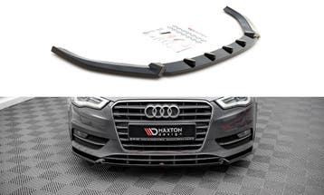 Voorspoiler Audi A3 8V Sportback 13-16 Maxton Glans Zwart, Ophalen of Verzenden, Nieuw
