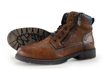 Mustang Veterboots in maat 41 Cognac, Overige kleuren, Verzenden, Boots, Mustang