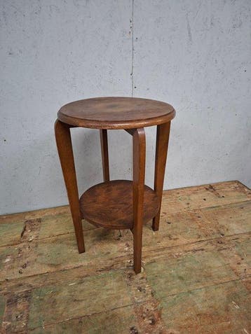 Bijzettafel - Eik - Amsterdamse school bijzet