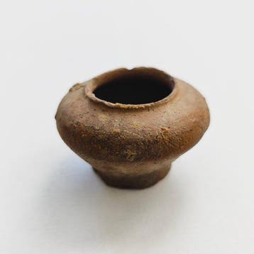 Oud-Chinees Terracotta XS Cosmetic Pot Dish - 25 mm (Zonder, Antiek en Kunst