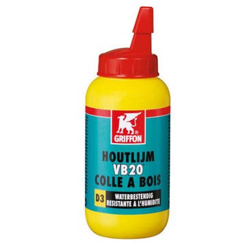 Griffon houtlijm vb20 1 stuk, 250 gr, fles, Doe-het-zelf en Verbouw, Verzenden, Nieuw