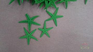 Zeesterren Appelgroen ca. 2 inch 50 stuks, Ophalen of Verzenden, Nieuw