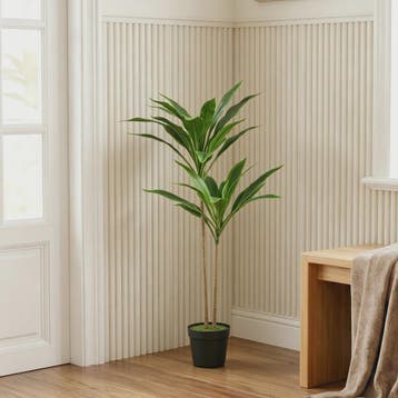 Kunstplant Cordyline Boom in Pot - 90 cm - Realistische Blad, Tuin en Terras, Bloempotten, Verzenden, Nieuw