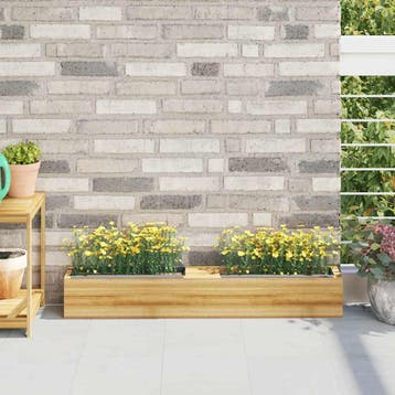 vidaXL Bloembakken voor europallets 12 st 36x13,5x9,5 cm PP, Verzenden, Nieuw, Kunststof, Minder dan 60 cm
