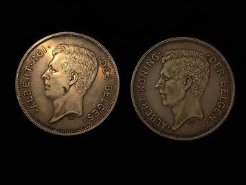 België. Albert I. 20 Francs 1931 (Zonder minimumprijs)