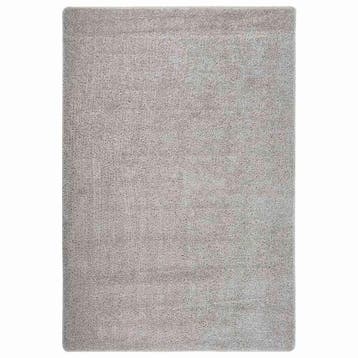 vidaXL Vloerkleed shaggy anti-slip 140x200 cm lichtgrijs, Verzenden, Nieuw, Grijs