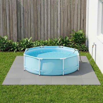 vidaXL Zwembad Grondmat 12 st Grijs 4,32 m² EVA Schuim, Verzenden, Nieuw