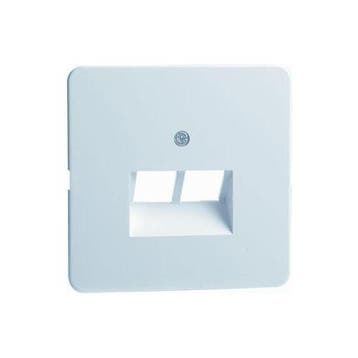 PEHA Standaard afdekplaat 2xRJ45 / RJ11 Levend wit, Doe-het-zelf en Verbouw, Ophalen of Verzenden, Nieuw