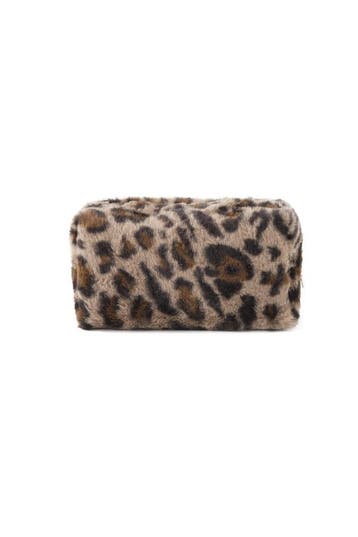 Goudlief Zachte luipaard make-up tas (Make-uptassen), Verzenden, Nieuw, Beige