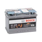 Bosch Auto accu AGM 12 volt 70 ah Type S5A08, Ophalen of Verzenden, Nieuw