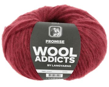 WoolAddicts Promise - 60 Robijn - Chunky / Dik Merinowol G, Hobby en Vrije tijd, Breien en Haken, Ophalen of Verzenden, Nieuw
