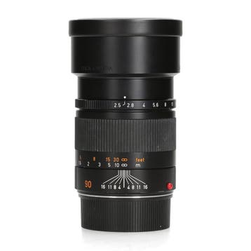 Leica 90mm f/2.5 Summarit-M (11646) - 1 jaar garantie, Ophalen of Verzenden, Zo goed als nieuw