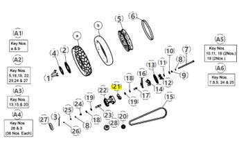 Royal Enfield CUSHION RUBBER - 587852C Himalayan 410, Motoren, Verzenden, Nieuw