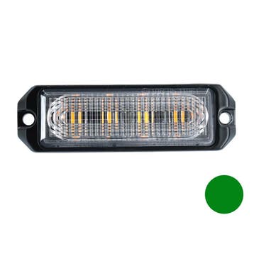 LED flitser 4-voudig ultra flat Groen, Ophalen of Verzenden, Nieuw