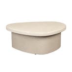 *WOONWINKEL* Dutchbone Veda Salontafel Kiezel Vorm Wit, Huis en Inrichting, Tafels | Salontafels, Verzenden, Nieuw