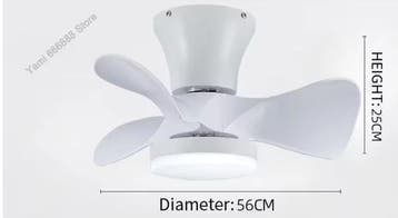 Stille Plafondventilator met LED Licht en Afstandsbediening, Verzenden, Nieuw