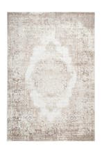 Vintage Vloerkleed | Paris | Medaillon | Taupe | 280x370 cm, Verzenden, Nieuw