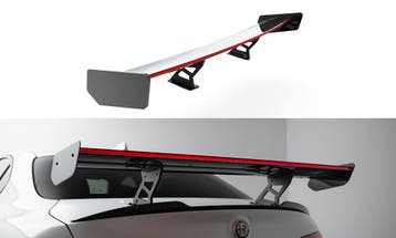 Carbon Spoiler + LED Alfa Romeo Giulia Quadrifoglio, Ophalen of Verzenden, Nieuw
