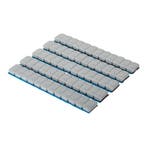 Plaklood 12x10 50st 6kg grijs gecoat, Nieuw