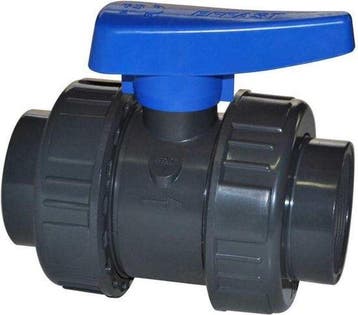 Effast pvc kogelkraan, inwendig lijm-63 mm, 16 bar, Doe-het-zelf en Verbouw, Buizen en Afvoer, Verzenden, Nieuw