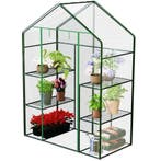 Tuinkas 140x70 | 4 Schappen | Nieuw | Scherpe Prijs, Tuin en Terras, Kassen, Staal, Folie, Ophalen of Verzenden, Kweekkas