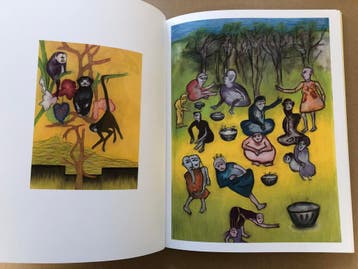 De Fantasieën van Caroline van der Vegt - Mensen en Dieren, Ophalen of Verzenden, Zo goed als nieuw, Schilder- en Tekenkunst