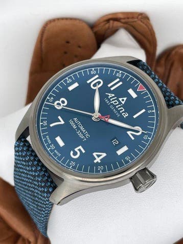 Alpina - Alpiner Pilot Big Corwn Automatic - Zonder, Nieuw