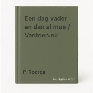 Een dag vader en dan al moe / Vantoen.nu - P. Roorda, Verzenden, Zo goed als nieuw, P. Roorda