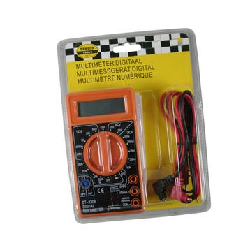 LCD digitale multimeter (oranje/rood), Ophalen of Verzenden, Nieuw