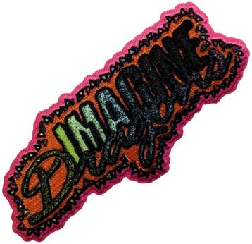 Imagine Dragons - Script Logo - patch officiële merchandise, Ophalen of Verzenden, Nieuw, Kleding