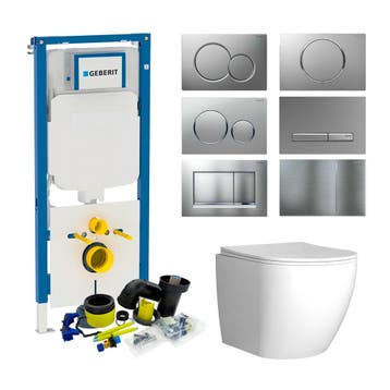 Geberit UP720 Toiletset Compleet | Inbouwreservoir | Sigma 8, Ophalen of Verzenden, Nieuw, Overige typen