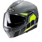 Hjc I100 Beis Grijs Geel MC3HSF Systeemhelm, Motoren, Nieuw met kaartje, HJC, XXL, Heren