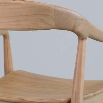 Arava eetkamerstoel met armleuning | Teak | 3 kleuren, Nieuw, Hout, Modern / minimalistisch / Scandinavisch / Japandi