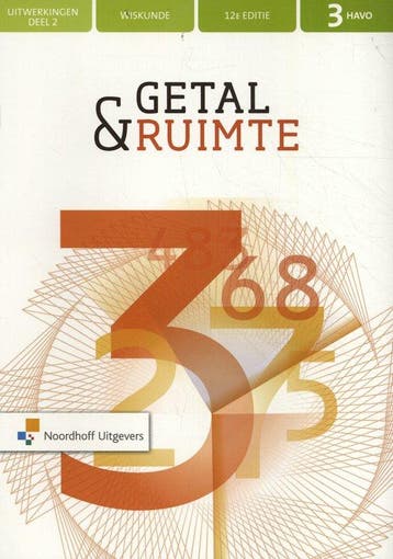 9789001900878 Getal  Ruimte deel 2 havo 3 wiskunde uitwer..., Boeken, Schoolboeken, Verzenden, Zo goed als nieuw, J.H. Dijkhuis