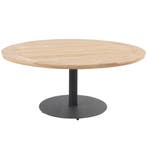 Arezzo Saba low dining tuinset 160xH75 cm rond 7 delig teak, Ophalen of Verzenden, Nieuw
