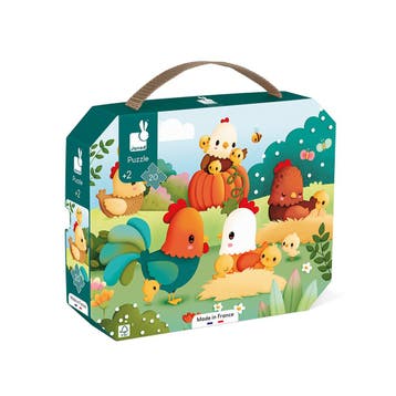 Janod puzzel boerderij - educatief  van €20,99 voor €19,90, Ophalen of Verzenden, Nieuw