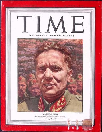 Cover Time Magazine1944 met Josip Broz Tito (lijst optie), Verzamelen, Militaria | Tweede Wereldoorlog, Verzenden