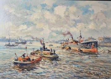 Evert Moll, (1978-1955.) - Maashaven jaren 20.